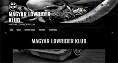 Desktop Screenshot of lowrider.hu